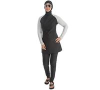 Beco Damen badpak 5726 Badeanzug, Silber/Schwarz, XL EU
