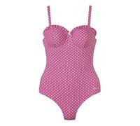 Beco Damen Schwimmkleidung, Pink-Weiß, 38, 4013368165843