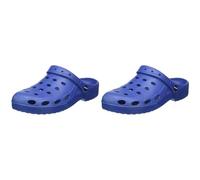 BECO Herren Eva Clogs, Blau (Marine 7) (Packung mit 2)