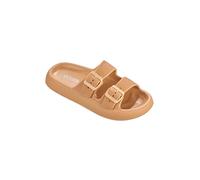 Beco Pantoletten Damen - Airkiss-Leisure Badeschuhe Damen, ultraleichte Badeschlappen für Damen mit innovativer Luftpolstersohle - in Beige, Größe 40