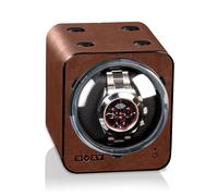 Beco Uhrenbeweger Boxy Fancy Brick Braun Leder ohne Netzteil