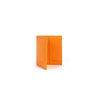 BEDETTI Elegante Uni Geldbörse aus echtem Leder mit Kartenhalter, gelb, 9,5 x 8 x 0,5 cm, Modern