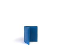 BEDETTI Elegante Uni Geldbörse aus echtem Leder mit Kartenhalter, Kornblumenblau, 9,5 x 8 x 0,5 cm, Modern