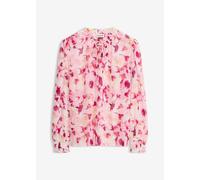 bedruckte Chiffonbluse 42