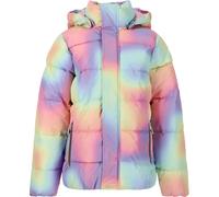 Bedruckte Kinder-Daunenjacke Zigzag Mio Violet 4 Jahre