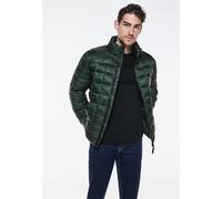 Steppjacke STREET ONE MEN, Herren, Gr. M (40), grün (deep grün), Stoff, Obermaterial: 100% Polyester; Futter: 100% Nylon, bedruckt, normal normal, hoch geschlossener Ausschnitt, Bündchen, Jacken, mit
