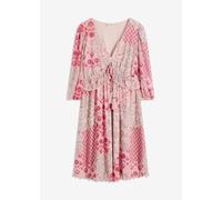 bedrucktes Mesh-Tunika-Kleid 44/46 (L)