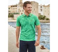 bedrucktes Piqué-Poloshirt