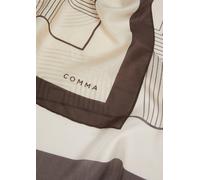 Bedrucktes Seiden-Mix-Tuch, 90x90 cm beige|braun ONESIZE