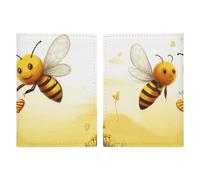 Bee Love Honey Reisepasshülle mit Kreditkartenfächern und Bordkartenfach für Reisepässe, Kreditkarten, Bordkarten