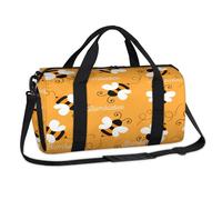 Bee Sports Duffel Bags Bee Bumblebee Wochenende Übernachtungstasche Casual Tote Holdall Reise Gym Gepäck Duffel Bag für Kinder Mädchen Jungen Damen Herren