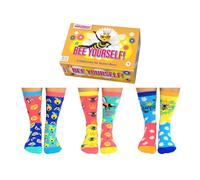 Bee Yourself Bienen Oddsocks Socken in 37-42 im 6er Set - Strumpf