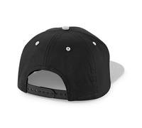 CB610c Beechfield Kappe 5-Panel Kontrast mit Snapbackverschluss Black One Size