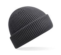 Beechfield Beanie B508R – winddicht und atmungsaktiv – Graphitgrau – Einheitsgröße