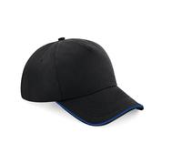 Beechfield B25c Authentic 5 Panel Cap - Piped Peak
