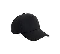 Beechfield - "Authentic" Kappe 5 Segmente für Herren/Damen Unisex (Schwarz) Einheitsgröße