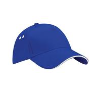 CB15C Beechfield Kappe Ultimate 5-Panel-Kappe Sandwich Bright Royal One Size