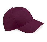 CB15 Beechfield Kappe Ultimate 5-Panel-Mütze Burgundy One Size