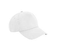 Beechfield Basecap Authentic 5-Panel Weiß Einheitsgröße