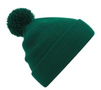 Beechfield B426B Junior Original Pom Pom Beanie - Bottle Green