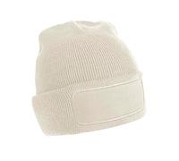 Beechfield B445 Patch Beanie, Almond, XS-XL