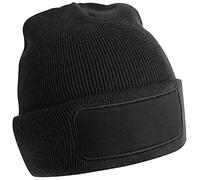Beechfield B445R Recycled Original Patch Beanie - Black