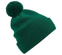 Beechfield B450N Organic Cotton Snowstar Beanie - Bottle Green