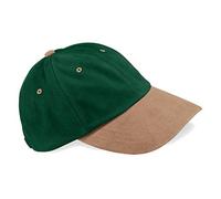 Beechfield B57 Klassisches 6-Panel-Cap Gr. One Size, Multicoloured - Forest Green/Taupe
