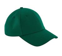 CB59 Beechfield Kappe Authentic Baseball-Kappe 6-Panel-Design mit mittlerem Profil Bottle Green One Size