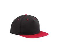 CB610c Beechfield Kappe 5-Panel Kontrast mit Snapbackverschluss Black One Size