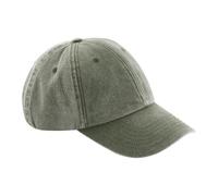 Low Profile Vintage Cap / 6-Panel-Design - Farbe: Vintage Olive - Größe: One Size