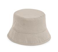 CB90NB Beechfield Junior Kinder organische Baumwolle Anglerhut Sand S/M