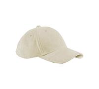 Beechfield Baseball Cap Metallverschluss Basecap Kappe Beige (Stone)