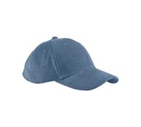 Beechfield Baseball Cap Metallverschluss Basecap Kappe Blau (Slate)