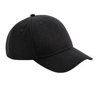 Beechfield - Baseball-Mütze 5 Segmente für Herren/Damen Unisex (Schwarz) Einheitsgröße