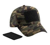 Beechfield - Baseball-Mütze Abnehmbarer Aufnäher (Dschungel Camo) Einheitsgröße