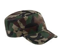 Beechfield, Basecap im Military-Stil, B33, Grün, B33 One size