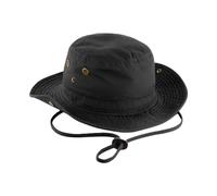 Beechfield Baumwollhut Outback - Schwarz
