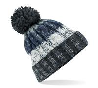Beechfield Bunte Wintermütze mit Bommel Corkscrew - Arctic Dawn