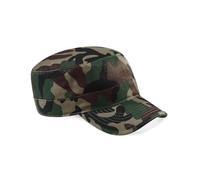 CB33 Beechfield Kappe im Camouflage-Design Armee-Kappe Jungle Camo One Size