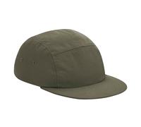 Beechfield - Camper-Mütze 5 Segmente für Herren/Damen Unisex (Olivgrün) Einheitsgröße