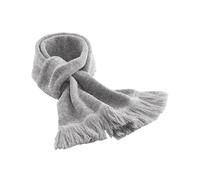 Beechfield - "Classic" Strickschal für Herren/Damen Unisex (Grau meliert) Einheitsgröße