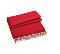 CB500 Beechfield Klassischer gewebter Schal Classic Red 186 x 47 cm