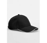 Beechfield Damen / Herren Basecap Cappy Kappe Cap Mehrfarbig Schwarz/Weiss