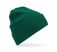 Beechfield Damen / Herren Beanie Mütze Wintermütze Strickmütze Bottle Green