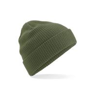 Beechfield Damen / Herren Beanie Mütze Wintermütze Strickmütze Olive Green