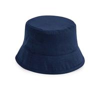 Beechfield Damen / Herren Bucket Hat Fischerhut Sonnenschutz Anglerhut Baumwolle Twill Navy