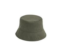 Beechfield Damen / Herren Bucket Hat Fischerhut Sonnenschutz Anglerhut Baumwolle Twill Oliv