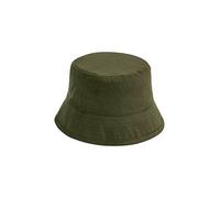 Beechfield Damen / Herren Bucket Hat Fischerhut Sonnenschutz Anglerhut Baumwolle Twill Oliv