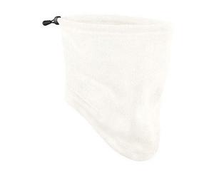 Beechfield Damen / Herren Loop Fleece Schal Schlauchschal Halstuch Recycelt Soft White
